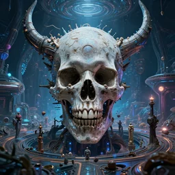 futuristic universe, death of humanity, psychedelic dmt trip, detailed intricate, 8 k