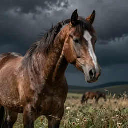 a horse, by midjourney