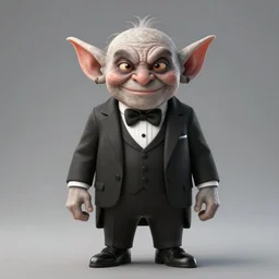goblin in a black tuxedo, 8 k