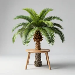 a chair as a palm chair that looks like a palm