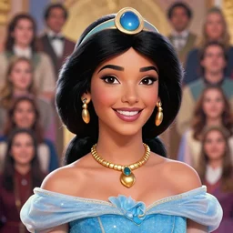 highly detailed portrait of disney's princess jasmine, magnificent, photographic realistic background, by atey ghailan, by greg rutkowski, by greg tocchini, by james gilleard, by joe fenton, by kaethe butcher, trending on instagram, award winning details