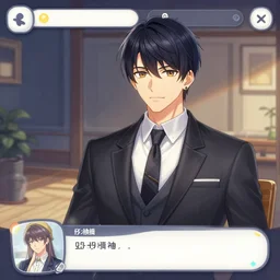 dating simulator, gameplay screenshot
