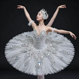 ballerina princess of diamonds gorgeous, ornate, intricate, detailed, stunning, masterpiece, 4 k