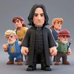 professor severus snape, clash royal style characters, unreal engine 5, octane render, detailed, brawl stars, cinematografic, cinema 4 d, artstation trending, high definition, very detailed