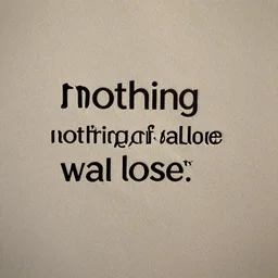 nothing of value was lost