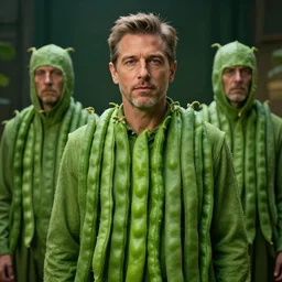 hyperrealistic dslr film still of jeff goldblum disguised as green string beans, green, stunning 8 k octane comprehensive 3 d render, inspired by istvan sandorfi & greg rutkowski & unreal engine, perfect symmetry, dim volumetric cinematic lighting, extremely hyper - detailed, incredibly real lifelike attributes & flesh texture, intricate, masterpiece, artstation, stunning