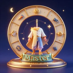 astrology master, 3d render, 4K, trending on artstation