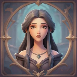 masterpiece symmetrical centered bust-view portrait, Maya Ali as D&D sorcerer, single head, Neo-Gothic, Art Nouveau style, cell shaded, dreamy atmosphere, wizard robe, fantasy, delicate, elegant, in the style of Moebius  ROSSDRAWS and Alphonse Mucha and Ayami Kojima, tarot card style, rich bright colours