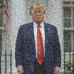 donald trump in the style of naoki ikushima