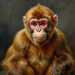 a rabid space monkey, detailed painting, epic lighting, by ilya repin, phil hale and kent williams