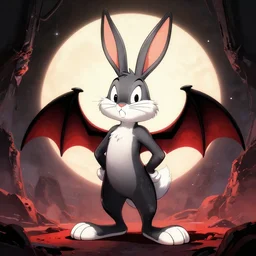 demonic bugs bunny