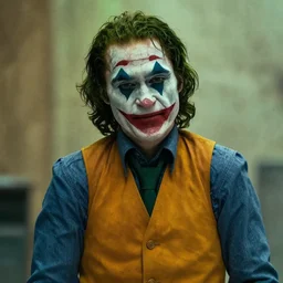 film still of Chris Pratt as joker in the new Joker movie
