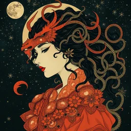 virgo horoscope sign intricate complexity, by takato yamamoto, wlop, krenz cushart. cinematic dramatic atmosphere, sharp focus