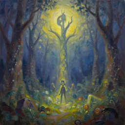 darryl k. sweet oil painting of the magical world of piers anthony's xanth, trending artstation