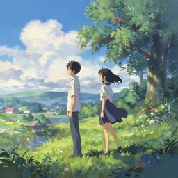 a surreal, beautiful alternate dimension | | digital painting by makoto shinkai and matt b., trending on artstation