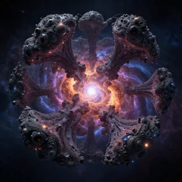 entropia of universe epic cinematic massive fractal megastructure : hyper realism : dark energy : octane render : artstation : greg rutkowski : loish : ferdinand knab