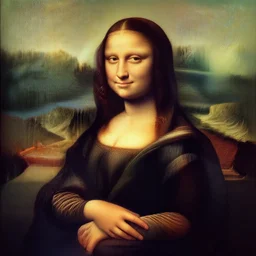 the mona liza painted by a monkey