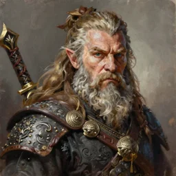 portrait painting of a dwarven berserker, sharp focus, award - winning, trending on artstation, masterpiece, highly detailed, intricate. art by winona nelson