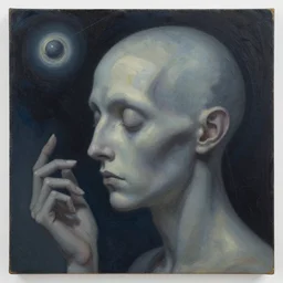 control oil canvas soul siudmak crone space the by wojciech on a