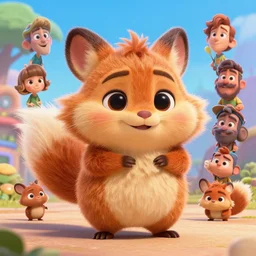 promotional art, very very very cute disney pixar chinchilla character, iconic film character, detailed fur, concept artwork, 3 d render official art, promotional art, by ilya kuvshinov katsuhiro villeneuve, jeremy lipkin and michael garmash and rob rey, disney pixar zootopia