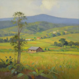 landscape painting by itji tarmizi