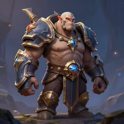 orc, world of warcraft, trending on art station, fantasy, smooth