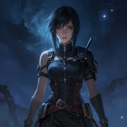 a girl from final fantasy live action, toph beifong, evocative, mystical night, very very very very detailed, award winning, masterpiece digital painting by greg rutkowski, alex grey, artstation, 4 k wallpaper