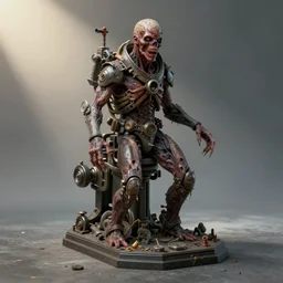 airbrushed cathode nova machine in filth, forgotten by geof darrow, boris vallejo, fine art masterpiece baked at 3 0 0 f, matte painting, cold lighting, aged with sunlight, award winning horror, photorealistic render, cinematic