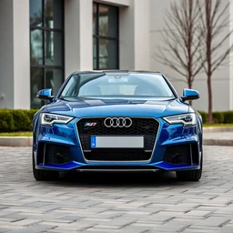denim blue audi a 4 b 6, in all its glory, photograph