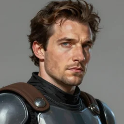 Henry Cavill as a Space Marine, closeup character portrait art by artgem, digital art, trending on artstation