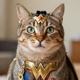 wonder woman cat