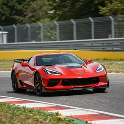 a 2 0 1 5 ford corvette driving on a race track