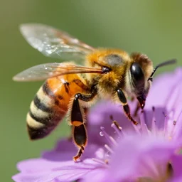close up photo of bee 4k, 8k