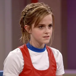 Screenshot of Emma Watson in Pacman