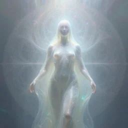 faceless, shrouded figure, powerful being, plant spirit, fractal entity, spirit guide, light being, pearlescent, shiny, glowing, ascending, aberration, weird, odd, surreal, smooth, shaman, symmetry, subtle pattern, pastel colors, ghostly, visions, visionary art, color dispersion, underwater, intricate, engraved, matte, subtle textures, hyperdimensional, sacred geometry, portal, glass, by moebius, moebius, trending on artstation, soul eater