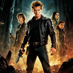 a movie poster of a sci - fi movie from 1 9 9 7, mystery, action, 8 k, cinematic, very detailed, hyperrealistic,