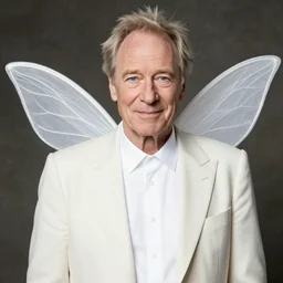 Patrick Stewart dressed as the tooth fairy