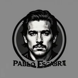 logo inspired by cjng and pablo escobar, dark gritty