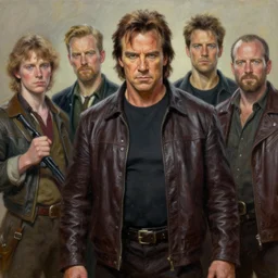 Conan the Barbarian played by Arnold Schwarzenegger, 4k oil on linen by wlop, artgerm, andrei riabovitchev, nuri iyem, james gurney, james jean, greg rutkowski, highly detailed, soft lighting 8k resolution