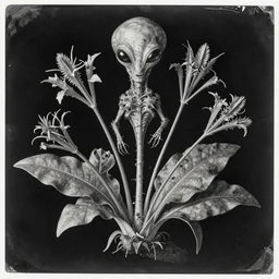 beautiful calotype of alien flora by ernst heackel c. 1872