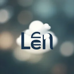 a logo design. len blur background bokeh. art by ismail inceoglu and filip hodas. clouds by rhads.