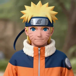 picture of a realistic naruto