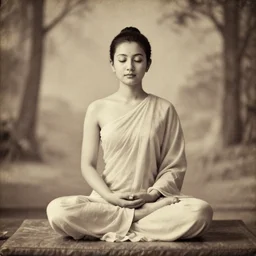 vintage photo of inner peace,