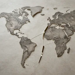 a broken world, fixed using kintsugi, hyperrealistic, photograph