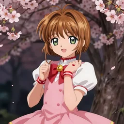 sakura from cardcaptor sakura, fully clothed, sharp focus, intricate, elegant, digital painting, artstation, matte, highly detailed, concept art, illustration, ambient lighting, art by by eliseu visconti
