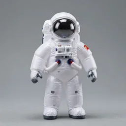 1 9 8 0 s kenner fully articulated toy, fully posable, 3 3 / 4 inch, inflated astronaut, very detailed action figure photo realistic