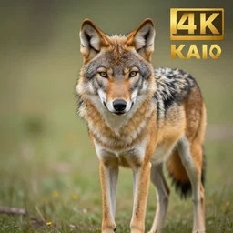 professional photograph of a tawny wolf, high quality, hd, 8 k, 4 k, magnificent, award - winning, nature, nature photography, awe - inspiring, highly detailed, amazing