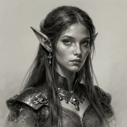 dark elder elf princess, highly detailed, d & d, fantasy, highly detailed, digital painting, trending on artstation, concept art, sharp focus, illustration, global illumination, shaded, art by artgerm and greg rutkowski and fuji choko and viktoria gavrilenko and hoang lap