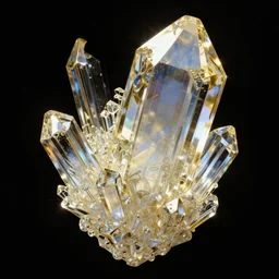 bismuth crystal. detailed intricate, dynamic light, artwork by greg rutknowski, alphonse mucha