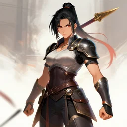 Ssunbuki as a strong female warrior Stanley Artgerm Lau, WLOP, Rossdraws  digital art, artstation